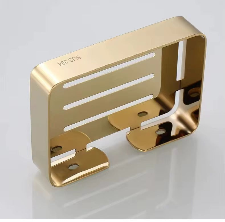 حامل صابون ذهبي