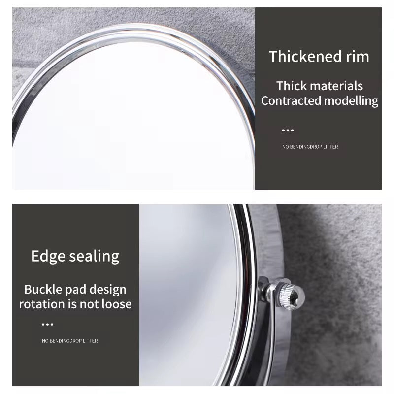 مرآة معدنية مربعة