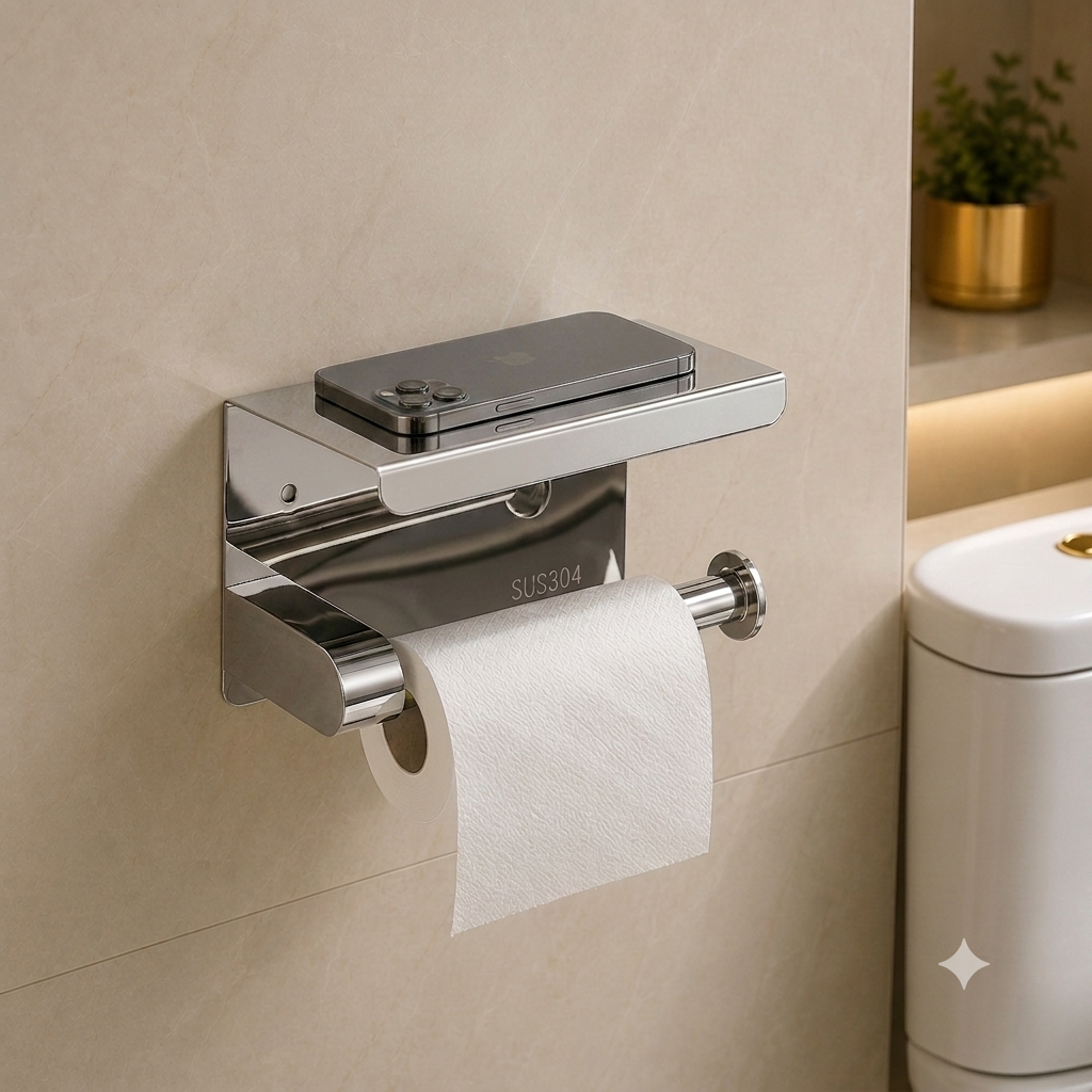 Paper holder (open square) silver