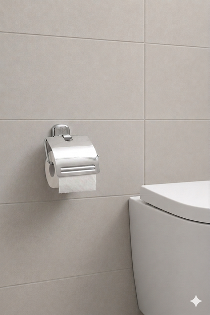 Delight Bathroom Accessories Set 116 silver color