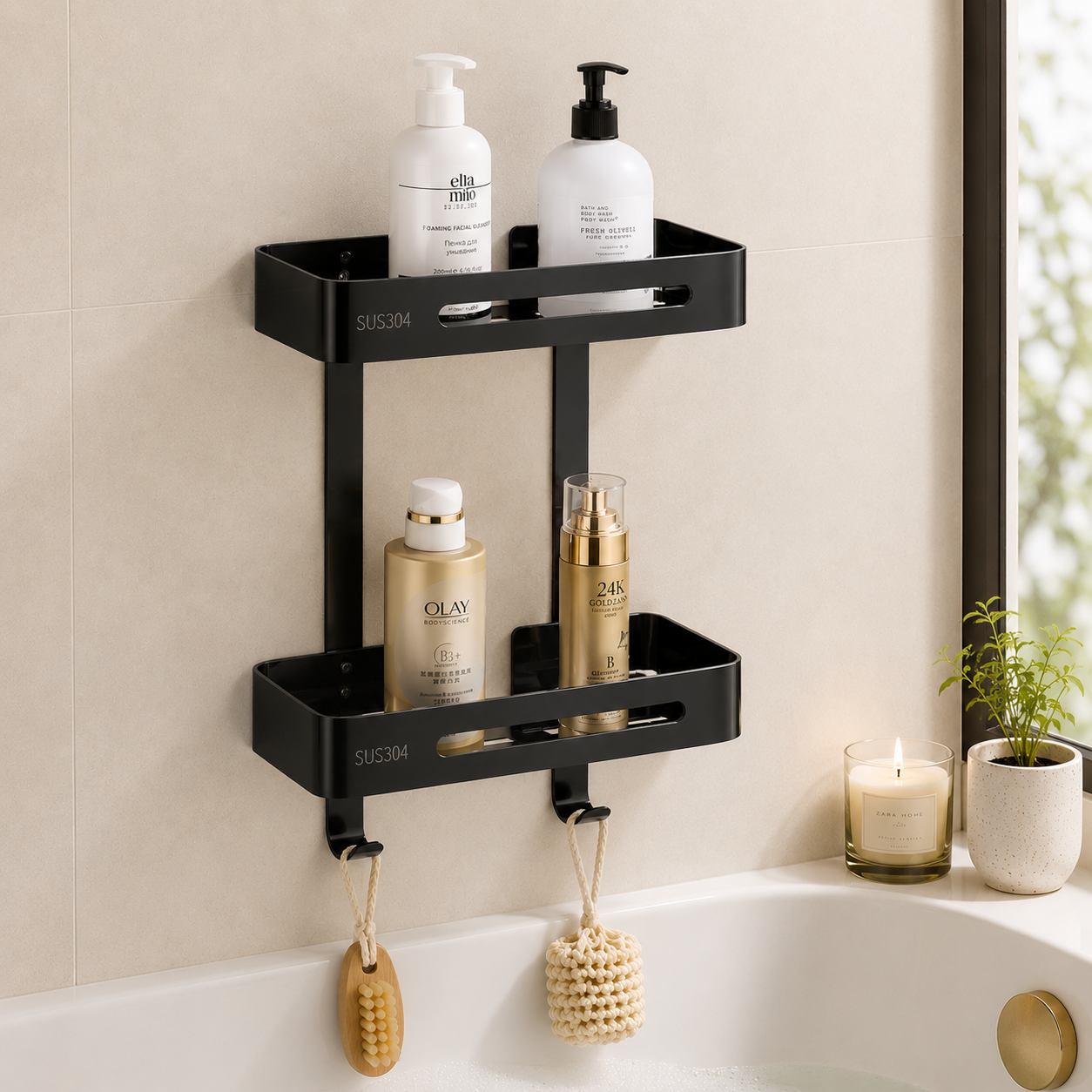 Bathroom corner 204