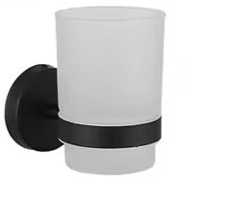 قطع إكسسوارات الحمام 93 لون أسود