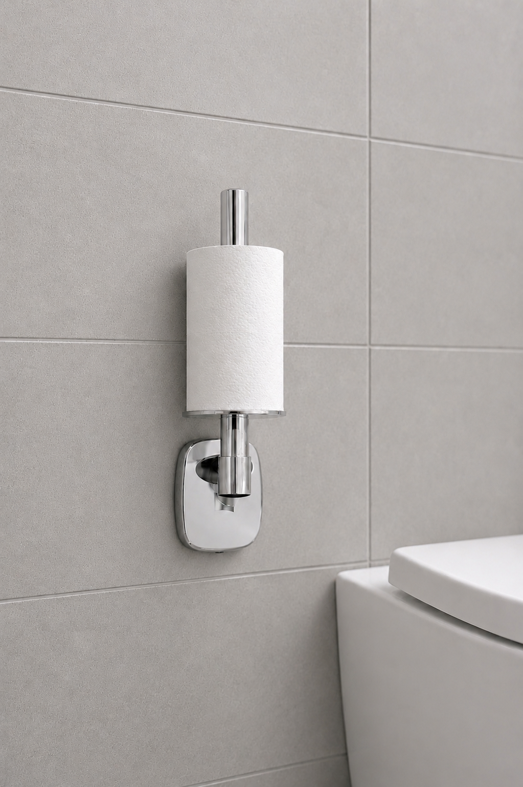 Delight Bathroom Accessories Set 116 silver color