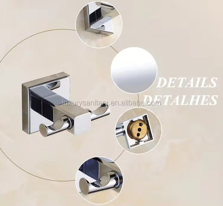 اكسسوارات الحمام 89 فضة