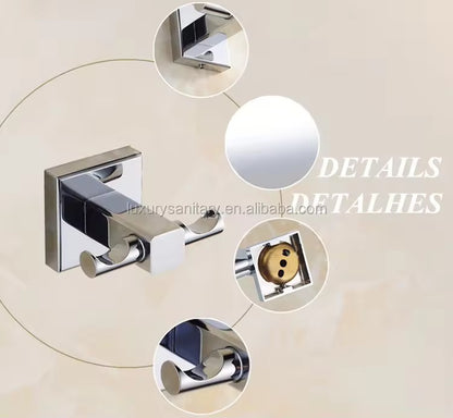 اكسسوارات الحمام 89 فضة