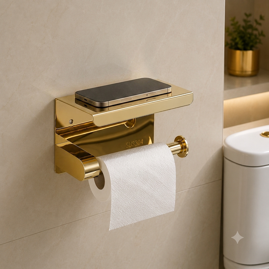 Paper holder (open square) gold