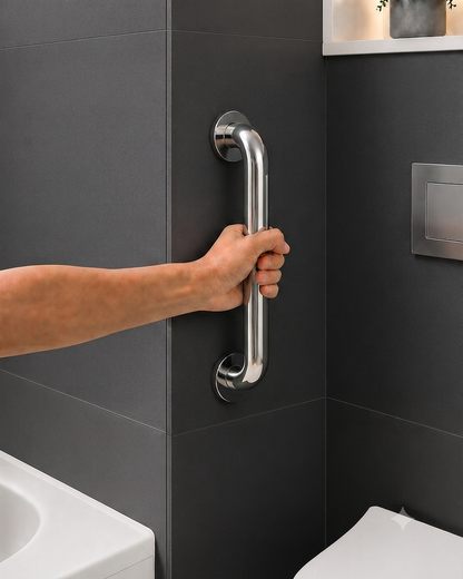 Shiny Bathroom Grab Bar 32mm