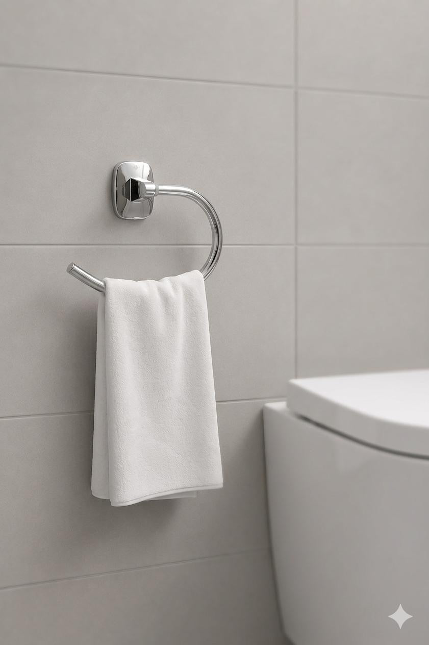 Delight Bathroom Accessories Set 116 silver color