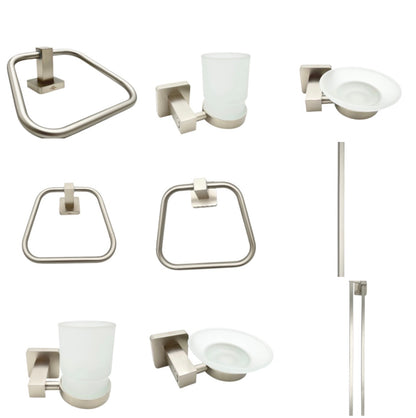 قطع اكسسوارات الحمام 89 رمادي