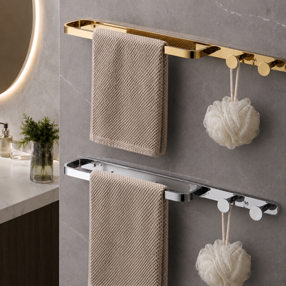 Delight Stainless Steel 304 Towel Bar & Hooks /121