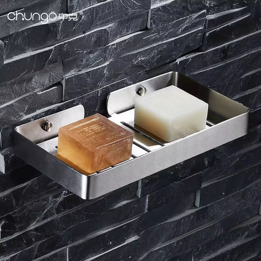 حامل صابون رمادي