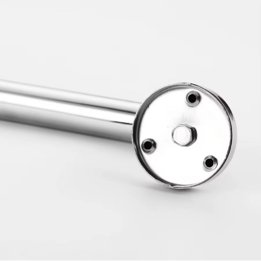 مقبض حوض الاستحمام فضي 