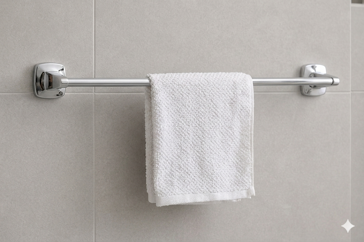 Delight Bathroom Accessories Set 116 silver color