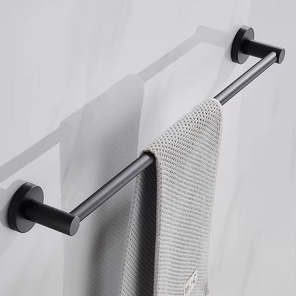 قطع إكسسوارات الحمام 93 لون أسود