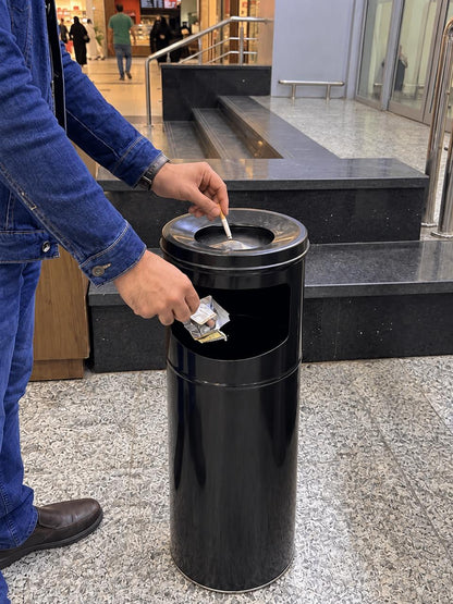 طفاية عمود مدور مستورد