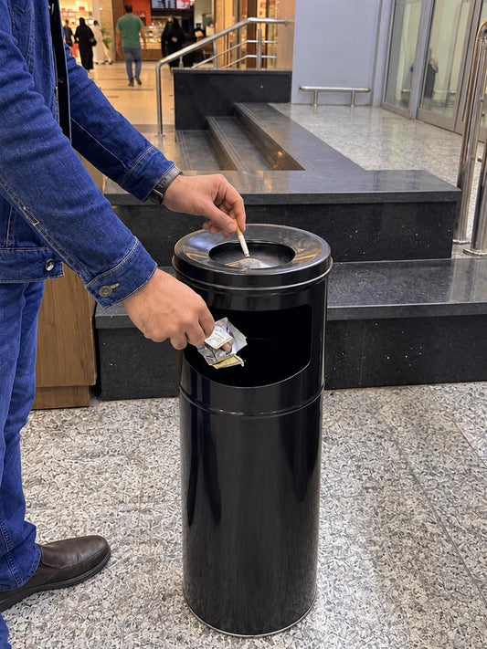 طفاية عمود مدور مستورد