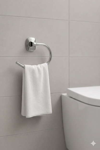 Delight Bathroom Accessories Set 116 silver color