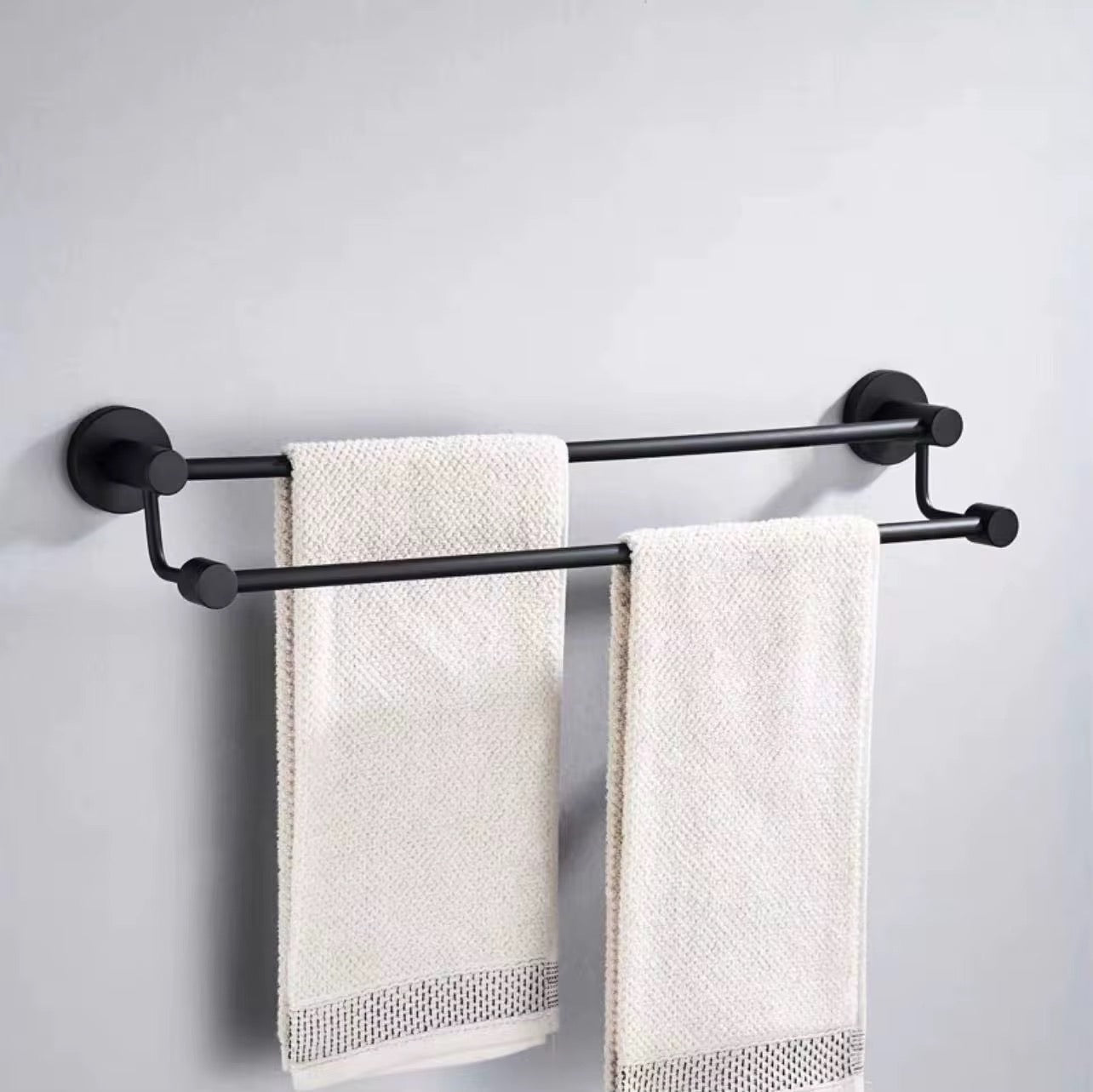 قطع إكسسوارات الحمام 93 لون أسود