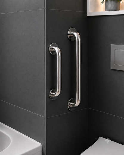 Shiny Bathroom Grab Bar 32mm