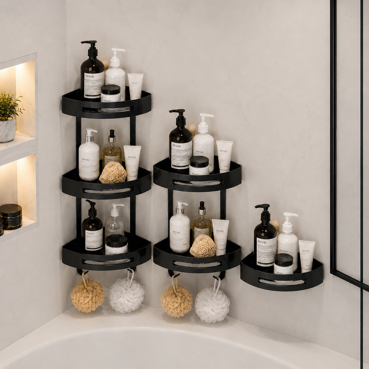 Bathroom corner 203 black