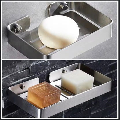 حامل صابون رمادي