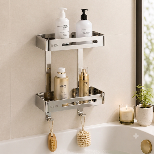 Bathroom corner 204 silver