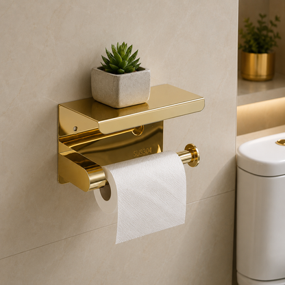 Paper holder (open square) gold