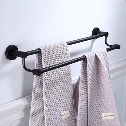 قطع إكسسوارات الحمام 93 لون أسود