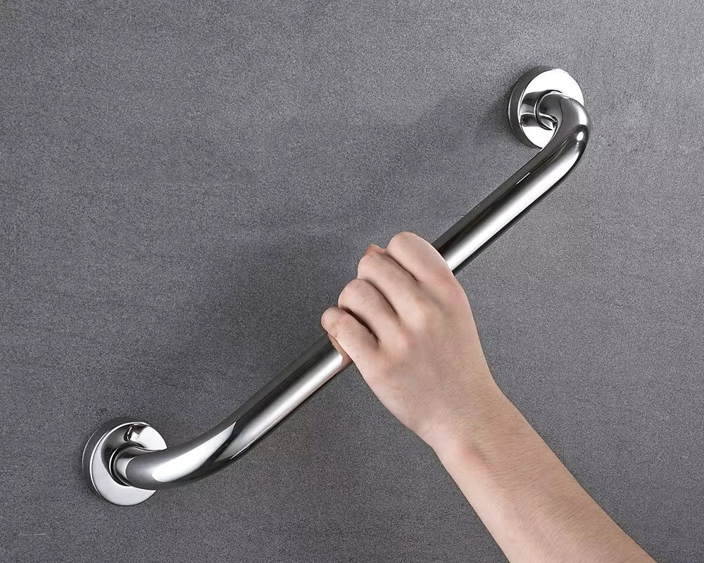 مقبض حوض الاستحمام فضي 