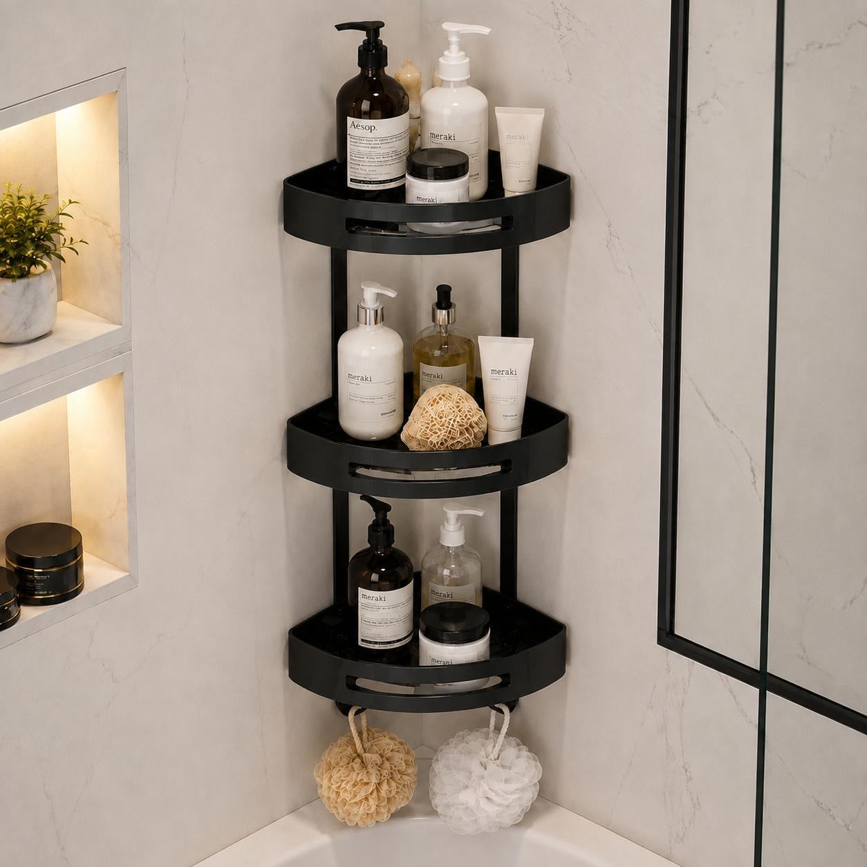 Bathroom corner 203 black