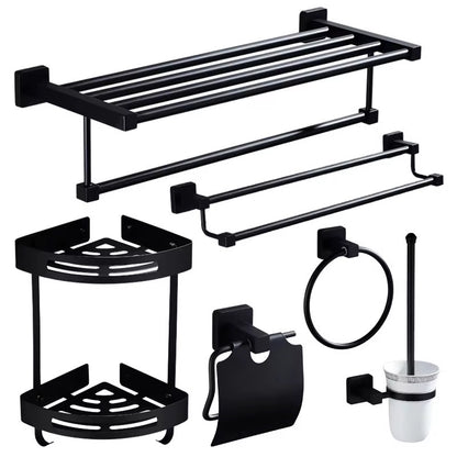 إكسسوارات الحمام 89 قطعة سوداء