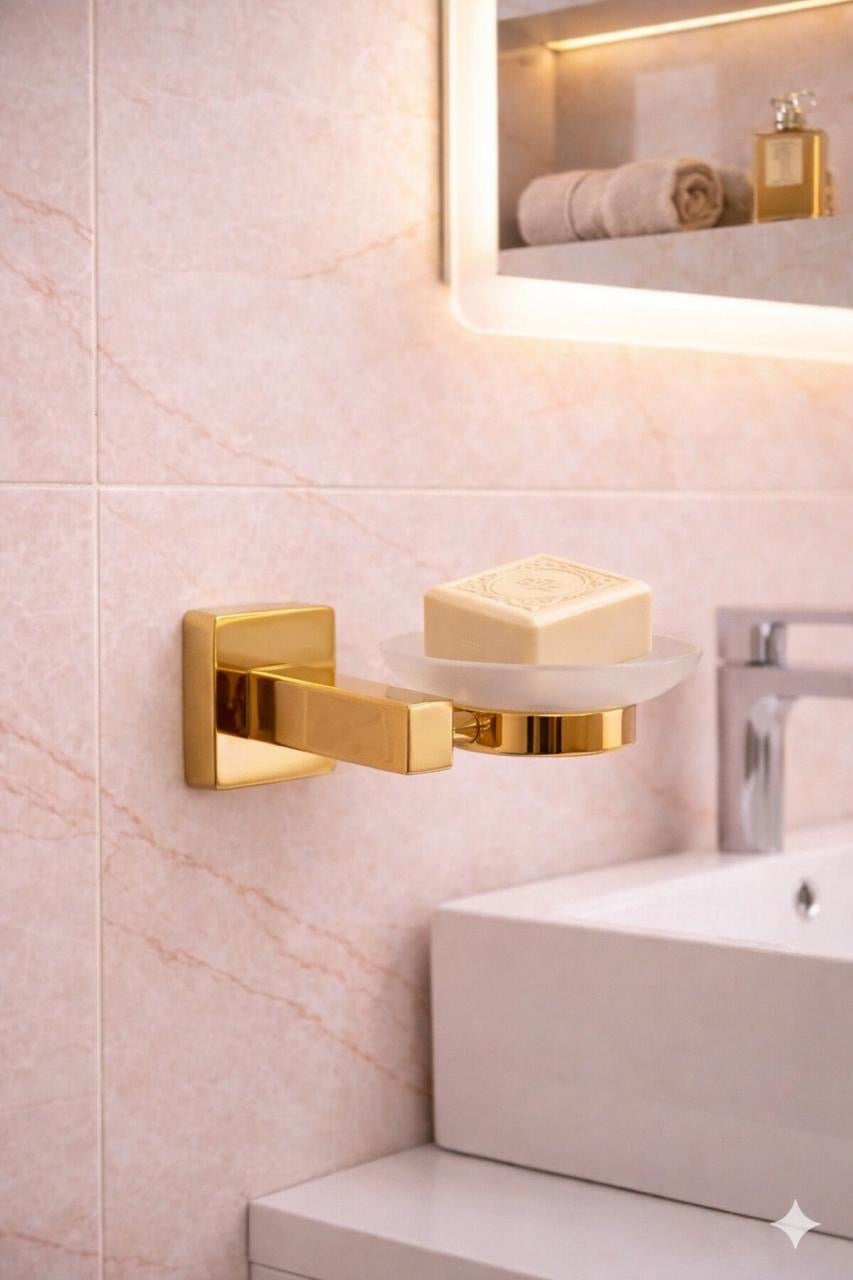 قطع اكسسوارات الحمام 89 ذهب