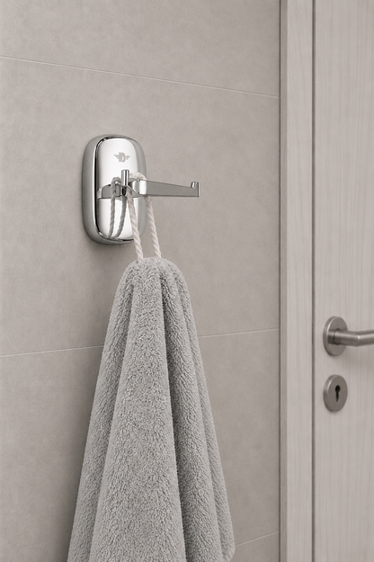 Delight Bathroom Accessories Set 116 silver color