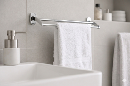 Delight Bathroom Accessories Set 116 silver color