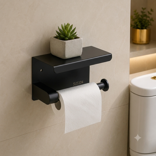 Paper holder (open square) black