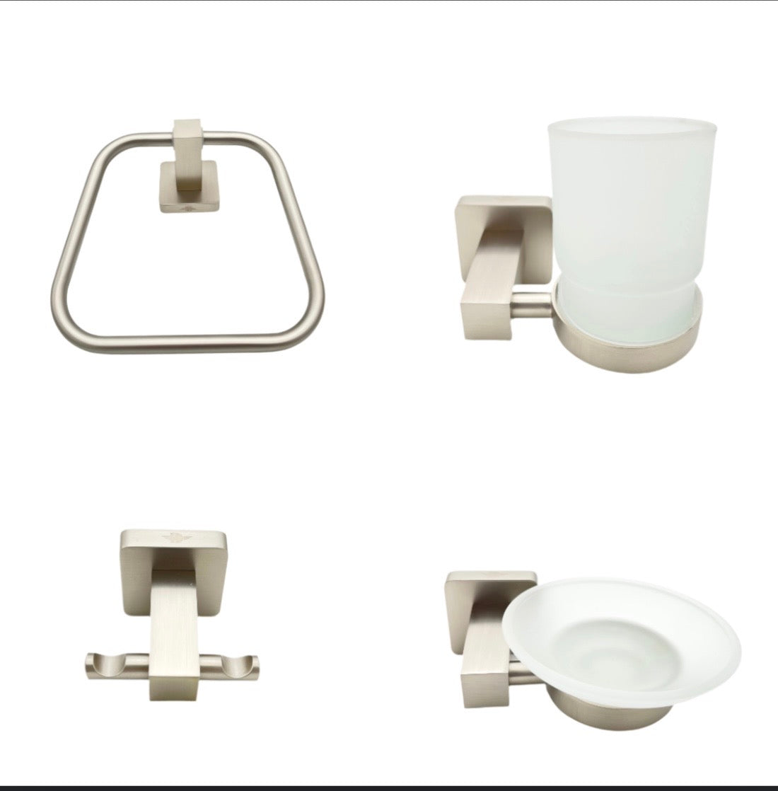 قطع اكسسوارات الحمام 89 رمادي