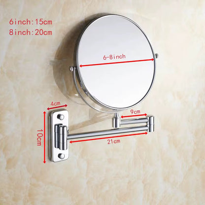 مرآة معدنية مربعة