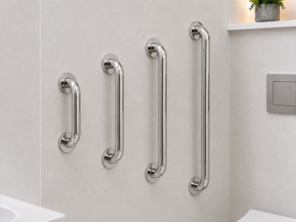 Shiny Bathroom Grab Bar 25 mm