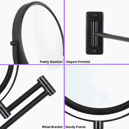 مرآة معدنية مربعة