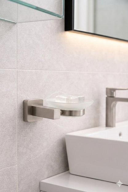 Delight Bathroom Accessories Set 89 gray color