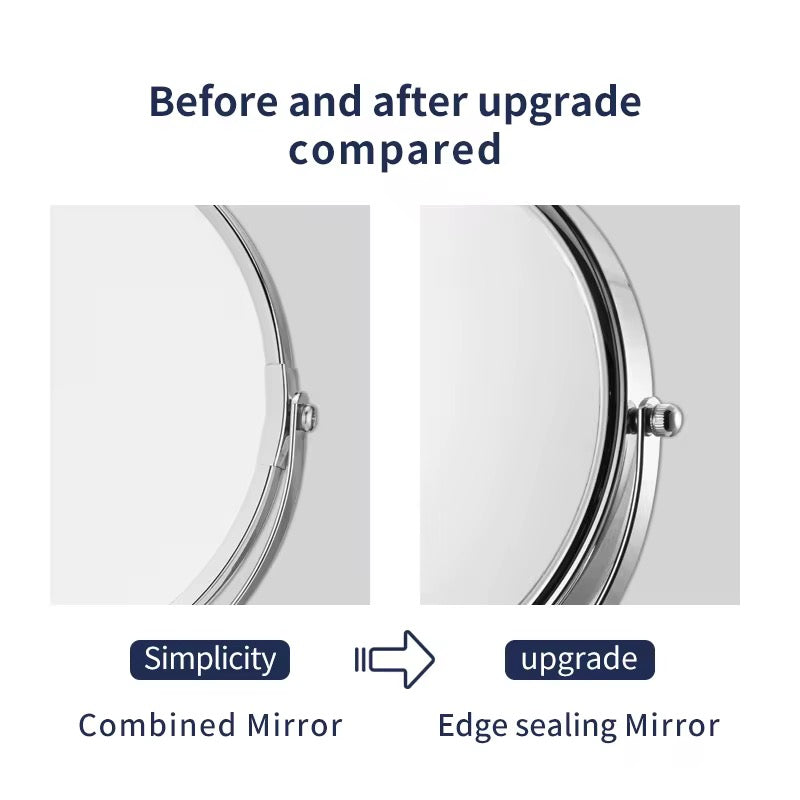 مرآة معدنية مربعة