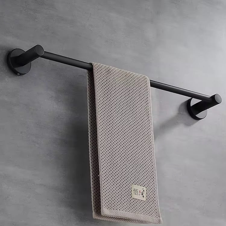 قطع إكسسوارات الحمام 93 لون أسود