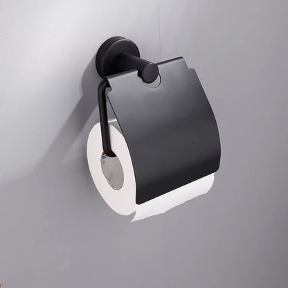 قطع إكسسوارات الحمام 93 لون أسود