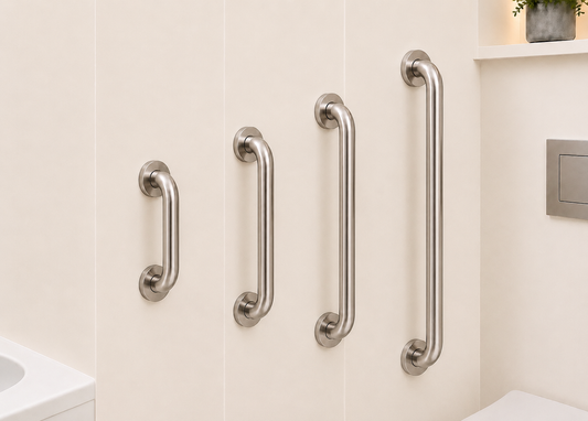Delight Bathroom Grab Bar – Stainless Steel 304 Wall Mounted Bathtub Handle (25mm | Matte)