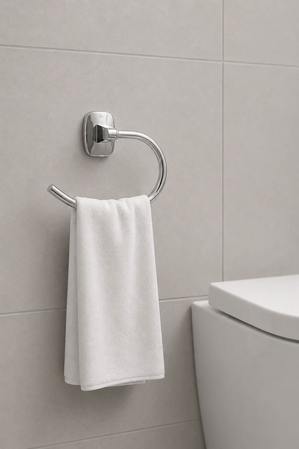 Delight Bathroom Accessories Set 116 silver color