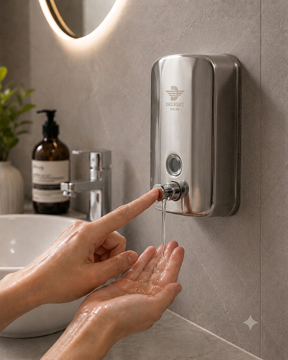 Shampoo Dispenser 601 silver