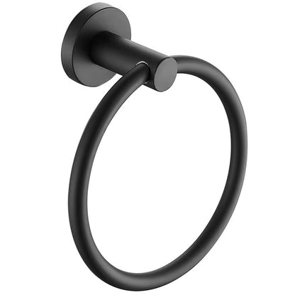 قطع إكسسوارات الحمام 93 لون أسود