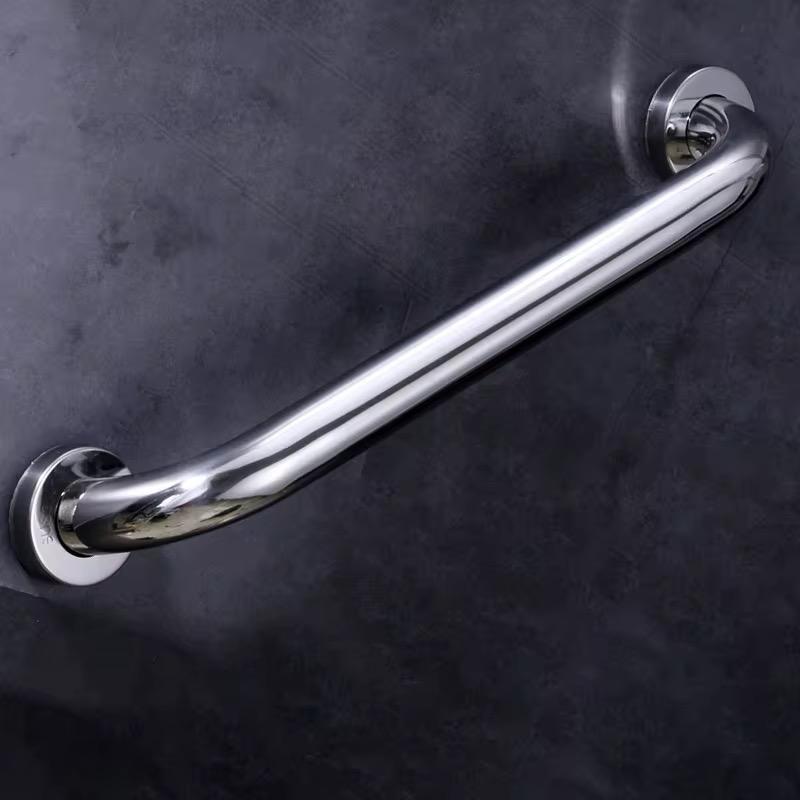 مقبض حوض الاستحمام فضي 