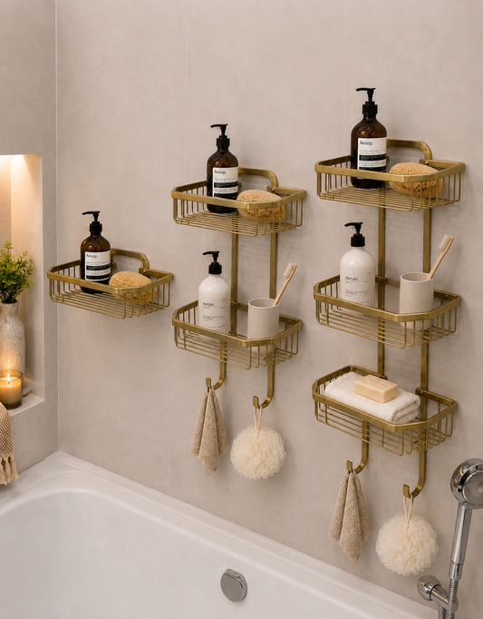 Bathroom corner 35 bronze