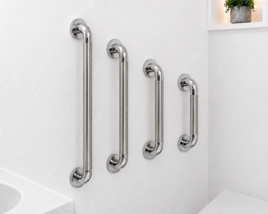 Delight Bathroom Grab Bar – Stainless Steel 304 Wall Mounted Bathtub Handle (32mm | Chrome)